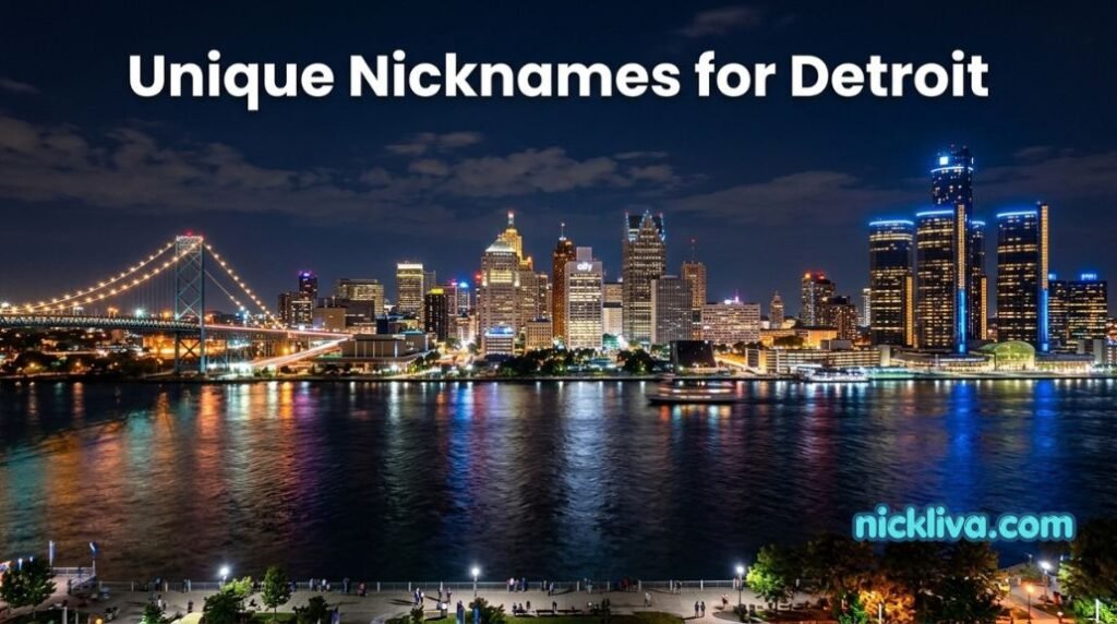 nicknames for detroit