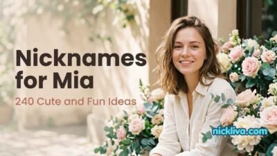 Best Nicknames for Mia