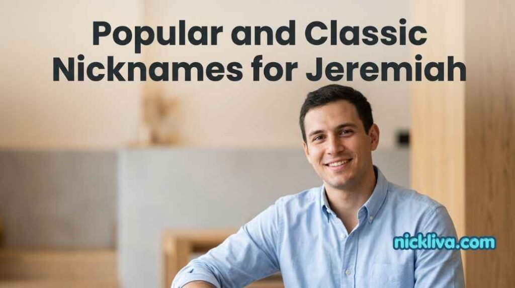 Nicknames for Jeremiah